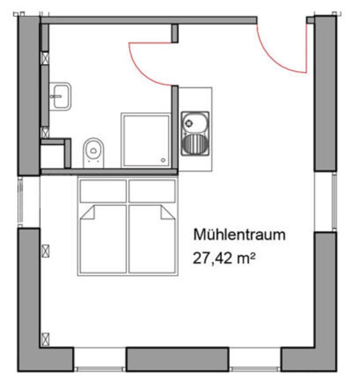 Hotel Wassermühle Deppendorf Bielefeld Habitación foto