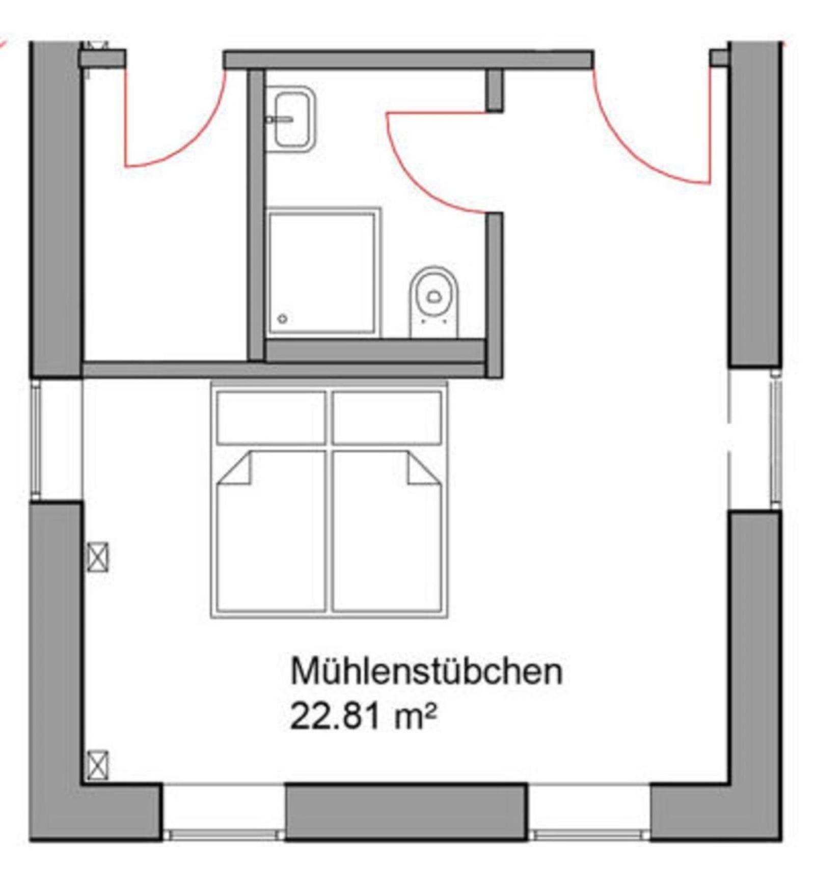 Hotel Wassermühle Deppendorf Bielefeld Habitación foto
